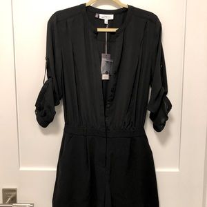BRAND NEW Jennifer Lopez Black Tie RomperShorts